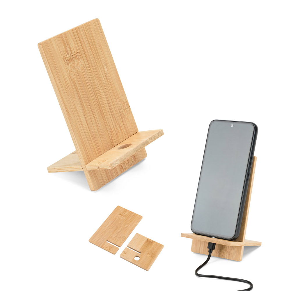 93639_set Suporte para celular em bambu - Imagem 1
