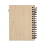 Caderno de bambu com caneta - Imagem 2