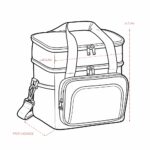 Bolsa térmica dupla 12 litros - Imagem 9