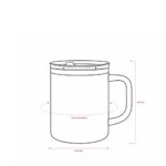 Caneca parede dupla 450ml - Imagem 14