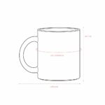 Caneca vidro 350ml - Imagem 8