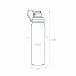 Garrafa inox 800ml - Imagem 15