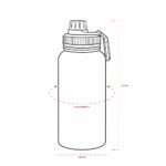 Garrafa térmica inox 1 litro - Imagem 14