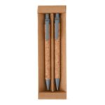Kit ecológico caneta e lapiseira cortiça - Imagem 7