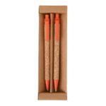 Kit ecológico caneta e lapiseira cortiça - Imagem 8