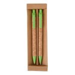 Kit ecológico caneta e lapiseira cortiça - Imagem 10