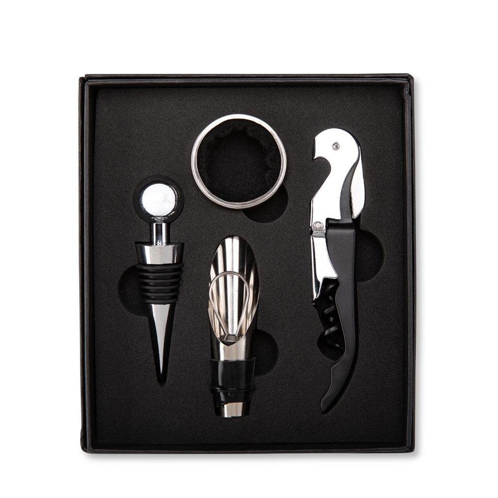 Kit-Vinho-4-Pecas-PRETO-28280-1778095907 Kit vinho 4 peças - Imagem 1
