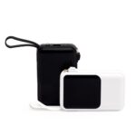 Power bank 10.000mAh com lanterna e multissaídas