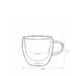 Xícara de vidro 70ml - Imagem 4